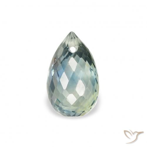 1.04ct 天然 ティール サファイア, ブリオレット, VS