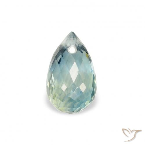 0.90ct 天然 ティール サファイア, ブリオレット, VS