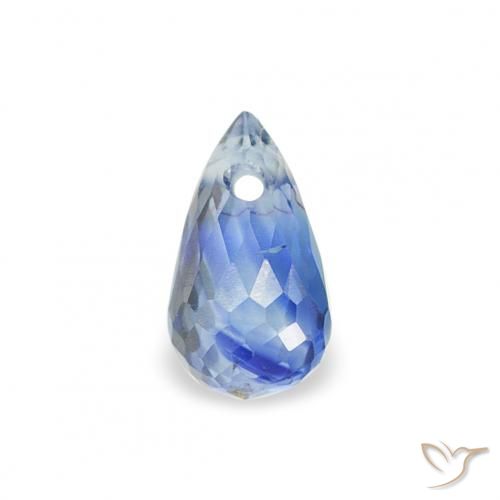 0.34ct 天然 ライトブルー サファイア, ブリオレット, VS