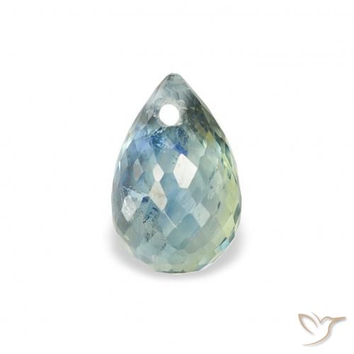 1.05ct 天然 ティール サファイア, ブリオレット, VS