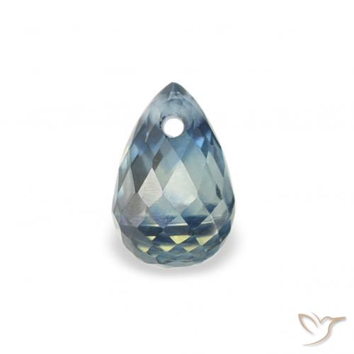 0.46ct 天然 ティール サファイア, ブリオレット, VS