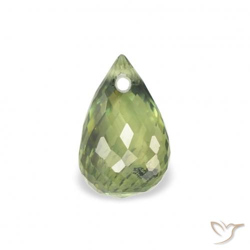 1.02ct 天然 フォレストグリーン サファイア, ブリオレット, VS