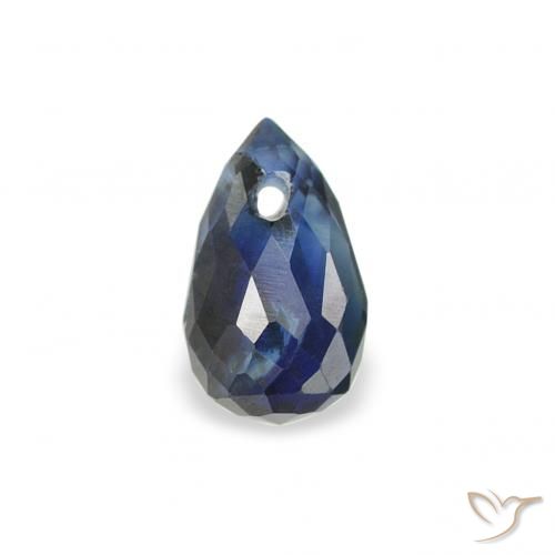 0.47ct 天然 ミッドナイトブルー サファイア, ブリオレット, VS