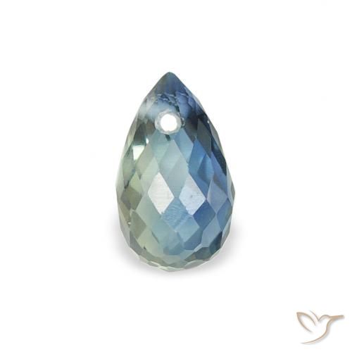 0.57ct 天然 ティール サファイア, ブリオレット, VS