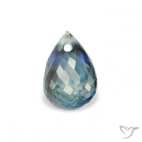 1.00ct 天然 ティール サファイア, ブリオレット, VS