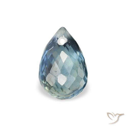 0.86ct 天然 ティール サファイア, ブリオレット, VS