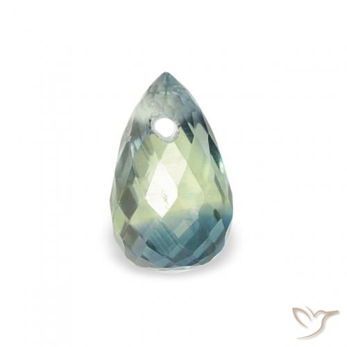 0.59ct 天然 ティール サファイア, ブリオレット, VS
