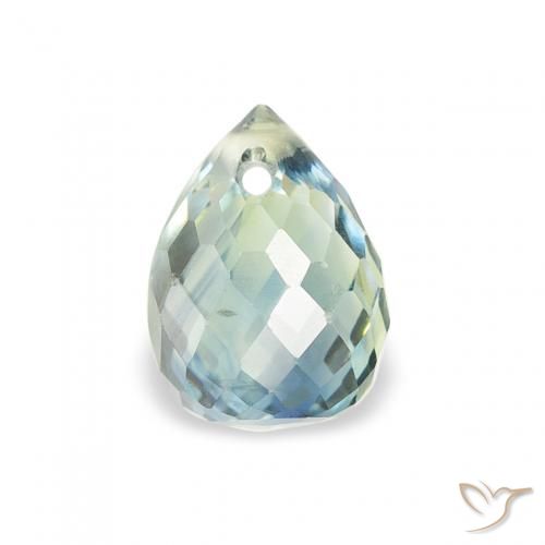 0.93ct 天然 ティール サファイア, ブリオレット, VS