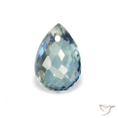 0.95ct 天然 ティール サファイア, ブリオレット, VS