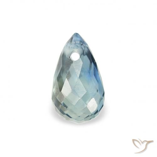 0.49ct 天然 ティール サファイア, ブリオレット, VS