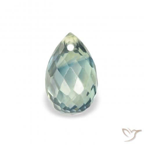 0.84ct 天然 ティール サファイア, ブリオレット, VS