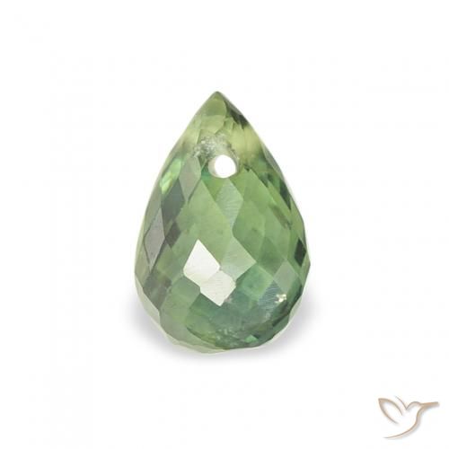 0.71ct 天然 ディープグリーン サファイア, ブリオレット, VS
