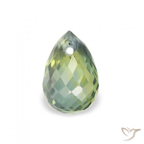 0.67ct 天然 ライトグリーン サファイア, ブリオレット, VS
