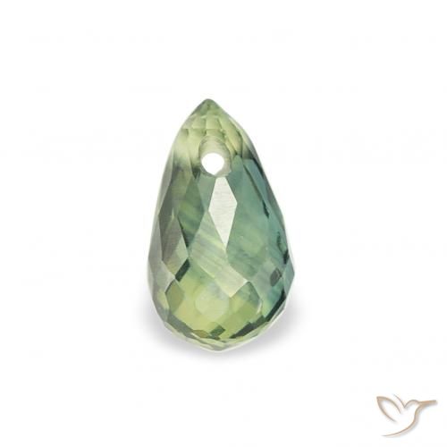 0.42ct 天然 ライトグリーン サファイア, ブリオレット, VS