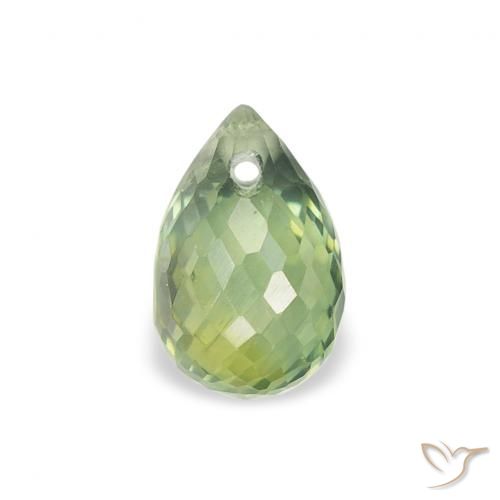 0.81ct 天然 ライトグリーン サファイア, ブリオレット, VS
