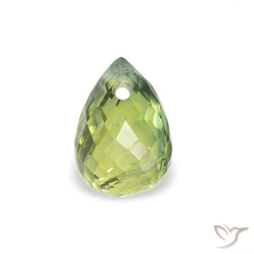 0.59ct 天然 オリーブグリーン サファイア, ブリオレット, VS