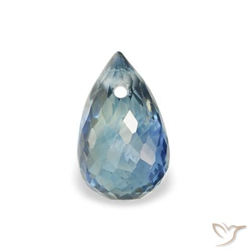 0.61ct 天然 ティール サファイア, ブリオレット, VS