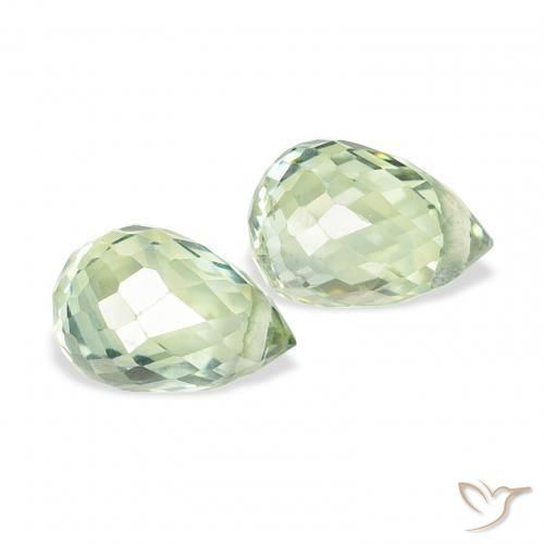 Shop natural 1.23ct 非常に薄いセージグリーン サファイア gems, ブリオレット, from タンザニア at GemSelect. In stock, global shipping!