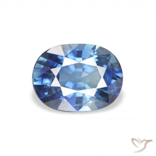 1.78ct 天然 ライトブルー サファイア, 楕円形, VS