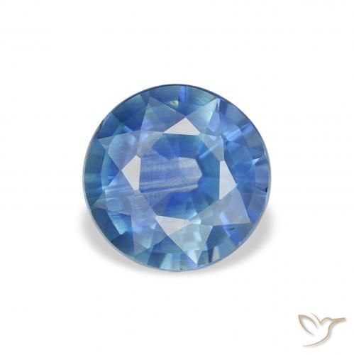 1.68ct 天然 ライトブルー サファイア, ラウンド, VVS-VS
