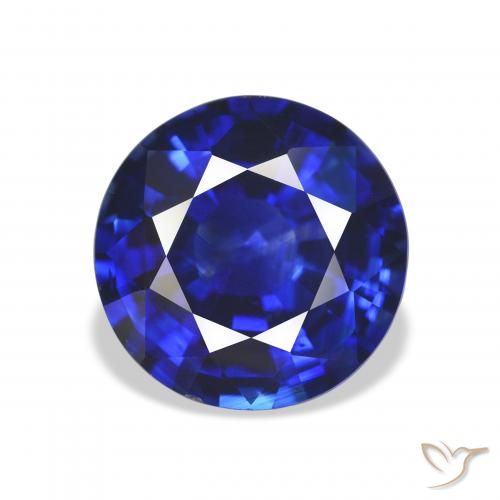7.03ct 天然 ロイヤルブルー サファイア, ラウンド, VS