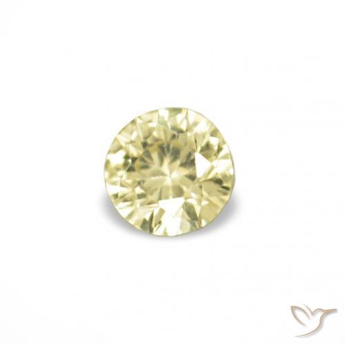 Shop natural 1.53ct Medium Light-Yellow サファイア gems, ラウンド, from タンザニア at GemSelect. In stock, global shipping!