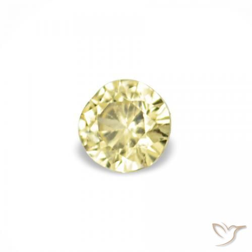 Shop natural 1.54ct 薄いイエロー サファイア gems, ラウンド, from タンザニア at GemSelect. In stock, global shipping!