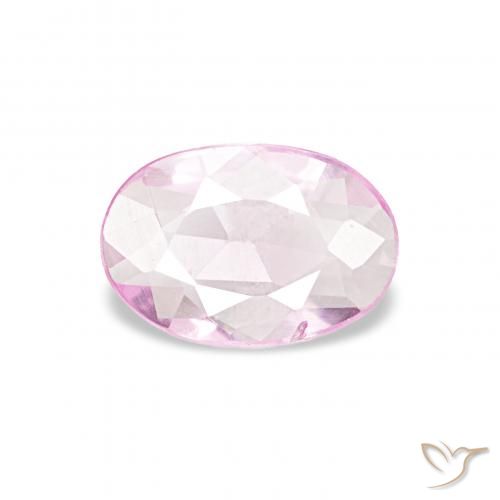 0.30ct 薄いパープルピンク サファイア, 楕円形, VVS
