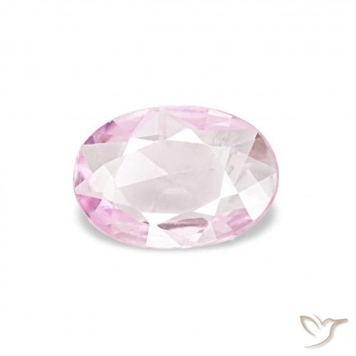 0.30ct 薄いパープルピンク サファイア, 楕円形, VVS