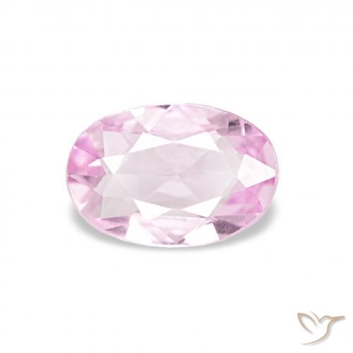 0.39ct ピンクがかった紫 サファイア, 楕円形, VVS