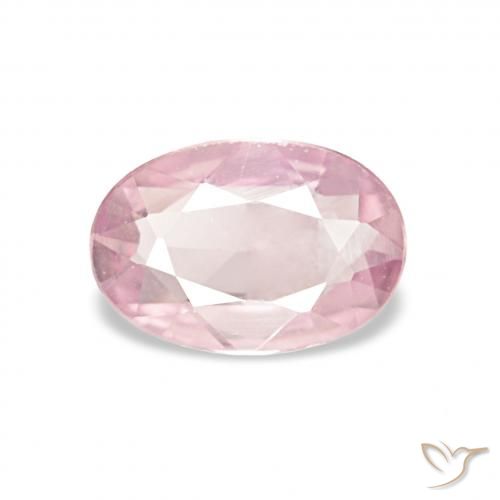 0.43ct コーラルピンク サファイア, 楕円形, VVS