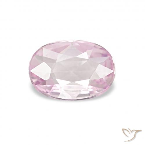 0.43ct 薄いチェリーピンク サファイア, 楕円形, VVS