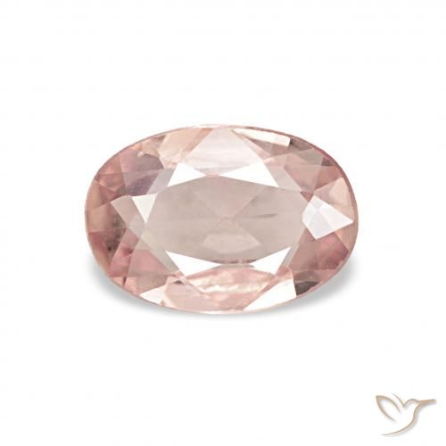 0.44ct アーシーピンク サファイア, 楕円形, VVS
