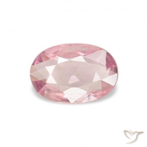 0.38ct ローズピンク サファイア, 楕円形, VVS