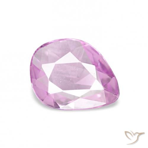 0.59ct 薄いピンクがかったバイオレットパープル サファイア, ファンシー, VVS