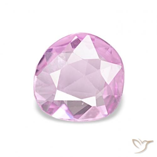 0.58ct 薄いピンクがかったバイオレットパープル サファイア, ファンシー, VVS