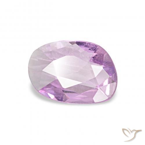 0.41カラットの天然薄いライラックサファイア、ファンシーシェイプ、VVS