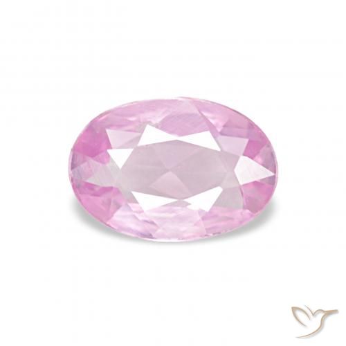 0.40ct ピンクがかった紫 サファイア, 楕円形, VVS