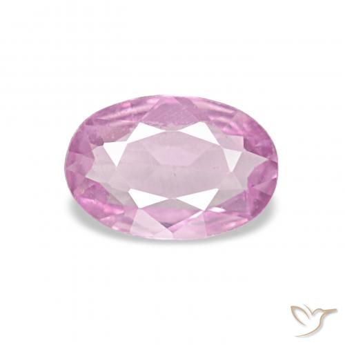0.43ct パープルピンク サファイア, 楕円形, VVS-VS
