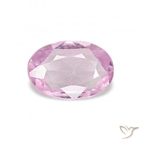0.48ct ピンクがかった紫 サファイア, 楕円形, VVS-VS