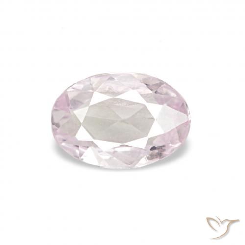 0.36ct 非常に薄いピンク サファイア 宝石, 楕円形, VS