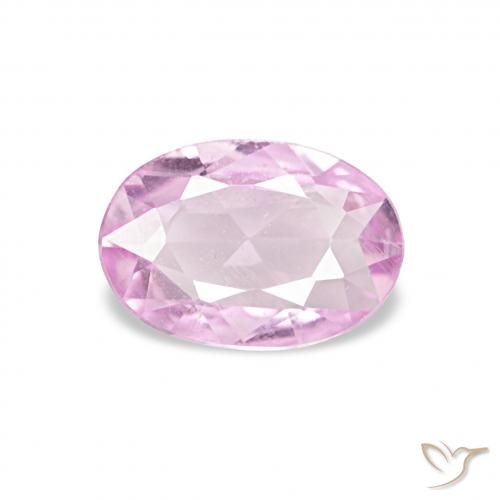 0.40ct 非常に薄いピンク サファイア, 楕円形, VS