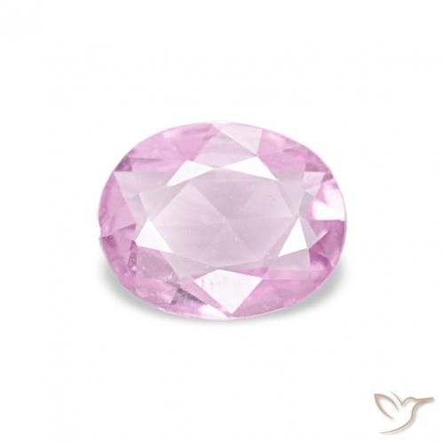 0.31ct ピンクがかった紫 サファイア, 楕円形, VVS-VS
