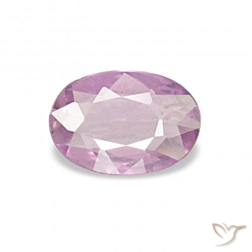 0.35ct ライトパープル サファイア, 楕円形, VVS-VS