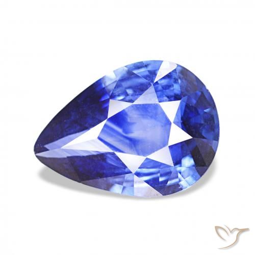 2.23ct 薄いコーンフラワーブルー サファイア, 洋梨の形, VVS-VS