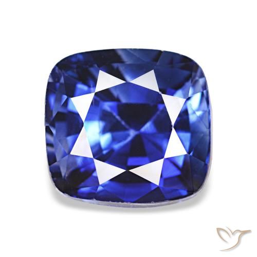 2.04ct ロイヤルブルー サファイア, クッション, VVS