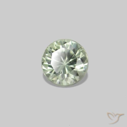 Shop natural 2.32ct 薄いグリーン サファイア gems, ラウンドカット, from タンザニア at GemSelect. In stock, global shipping!