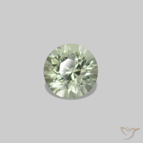 Shop natural 2.24ct 灰色がかった緑 サファイア gems, ラウンドカット, from タンザニア at GemSelect. In stock, global shipping!