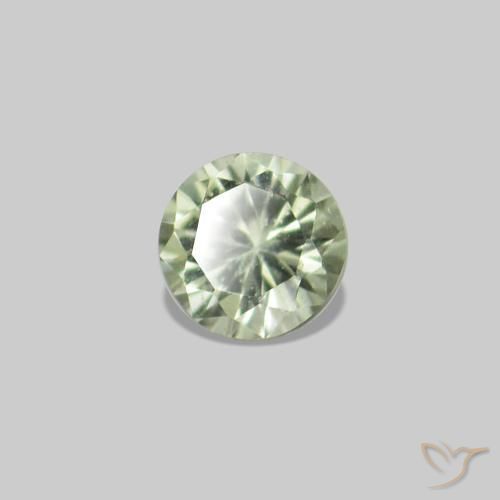 Shop natural 2.27ct 非常に薄い緑 サファイア gems, ラウンドカット, from タンザニア at GemSelect. In stock, global shipping!