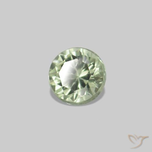 Shop natural 2.25ct 薄いペアーグリーン サファイア gems, ラウンドカット, from タンザニア at GemSelect. In stock, global shipping!